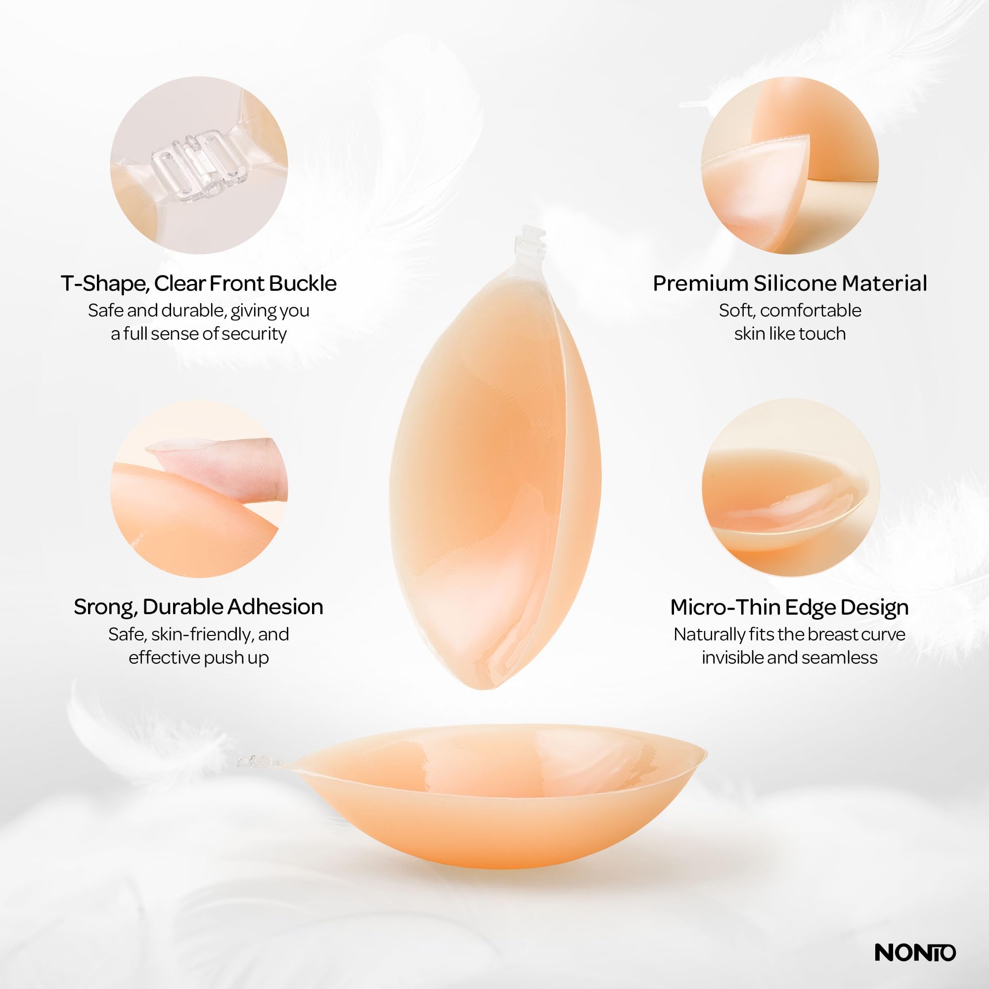 접착식 브라 스트랩리스 스티키 투명 푸쉬업 재사용 가능 - Strapless Bra Adhesive 리뷰 및 가격