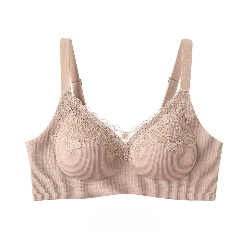 여성용 패션 립 레이스 브라렛, 와이어리스, 푸쉬업,  - Lace Bralette Set 리뷰 및 가격